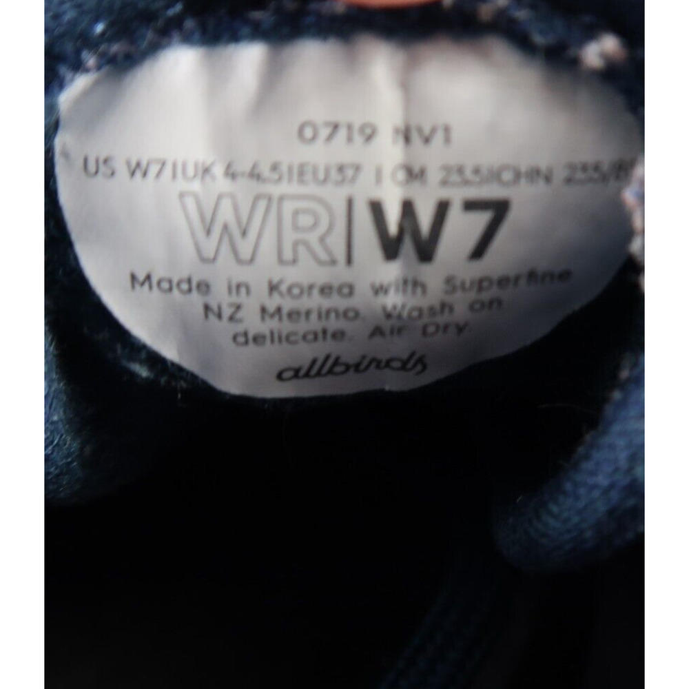 Allbirds Shoes Womens 7 Athletic Trainers Wool Runner Sneakers Casual Lifestyle - Picture 13 of 14